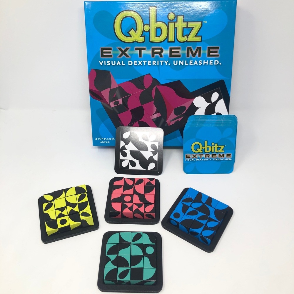 Q-Bitz Extreme Visual Dexterity Unleashed Brain Teaser Game MindWare 2012